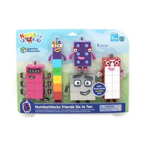 Numberblocks Friends Six to Ten - Little Maker Fun