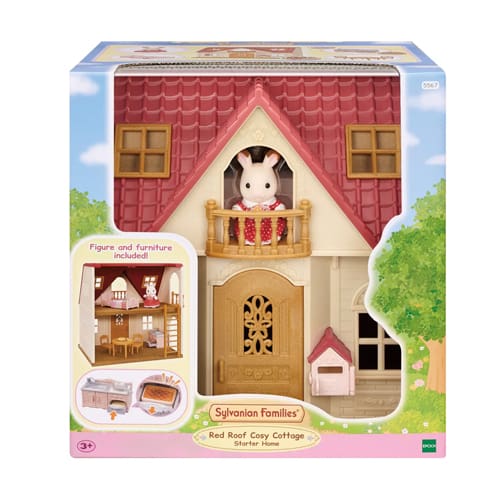 Sylvanian Families Red Roof Cosy Cottage Starter Home - Maker Play Pick
